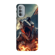 Чехол с картинкой «Хищники» для Motorola MOTO G41 – Динозавр