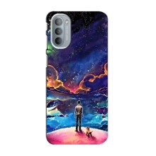 Космические Чехлы для Мото G41 (VPrint) (Галактический вид)