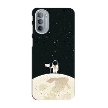 Космические Чехлы для Мото G41 (VPrint) (На луне)