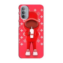 Крутые Чехлы Луи Виттон для Motorola MOTO G41 (AlphaPrint) (Модный стиль)