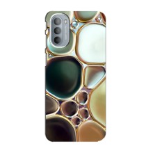 Мраморный чехол на Motorola MOTO G41 (VPrint) (Радужный Мрамор)