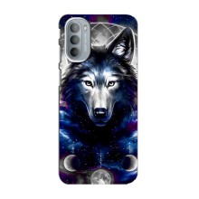 Захисні чохли для Моторола МОТО Г41 (AlphaPrint) (ХІТ продаж) ВОВК (Вовк)