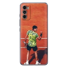 Чехлы с принтом Спортивная тематика для Motorola MOTO G42 – Алькарас Теннисист