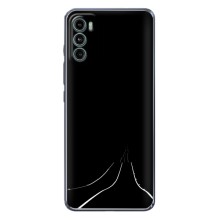 Чехол с картинками на черном фоне для Motorola MOTO G42 – Дорога