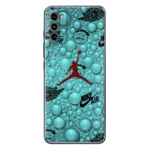 Силиконовый Чехол Nike Air Jordan на Мото Джи 42 (Джордан Найк)