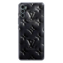 Текстурный Чехол Louis Vuitton для Мото Джи 42 (Черный ЛВ)