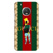 Брендновые Чехлы для Motorola MOTO G5 Plus - (PREMIUMPrint) (Барт ГУЧЧИ)