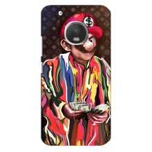Брендновые Чехлы для Motorola MOTO G5 Plus - (PREMIUMPrint) (Mario LV)