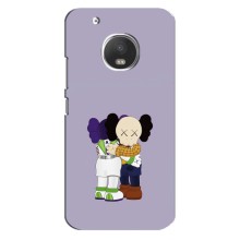 Чехлы для Motorola MOTO G5 Plus - Bearbrick Louis Vuitton (PREMIUMPrint) (Дружба Беарбрик)