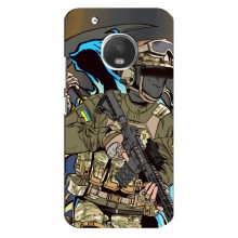 Чехлы с картинкой ЗСУ для Motorola MOTO G5 Plus (AlphaPrint) (Воин ВСУ)