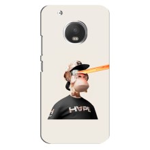 Чехлы с Обезьянами NFT для Motorola MOTO G5 Plus (AlphaPrint) (обезьяна NFT в очках)
