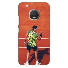 Чехлы с принтом Спортивная тематика для Motorola Moto G5 Plus (Алькарас Теннисист)
