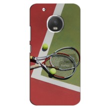 Чехлы с принтом Спортивная тематика для Motorola Moto G5 Plus (Ракетки теннис)