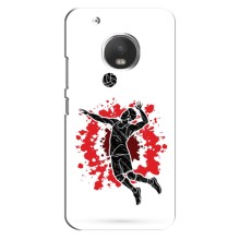 Чехлы с принтом Спортивная тематика для Motorola Moto G5 Plus – Волейболист