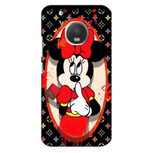 Чехол Disney Mouse Motorola MOTO G5 Plus (PREMIUMPrint) (Минни Маус ЛВ)