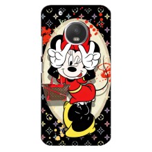 Чехол Disney Mouse Motorola MOTO G5 Plus (PREMIUMPrint) (Минни peace)