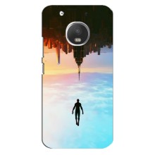 Чехол с человеком пауком для Motorola MOTO G5 Plus - (AlphaPrint) (Паук человек)