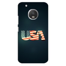 Чехол Флаг USA для Motorola Moto G5 Plus – USA
