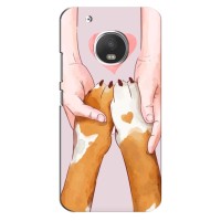 Чехол (ТПУ) Милые собачки для Motorola Moto G5 Plus (Любовь к собакам)