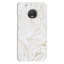 Мраморный чехол на Motorola MOTO G5 Plus (VPrint) (Белый мрамор)