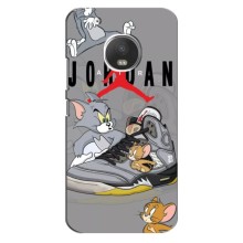 Силиконовый Чехол Nike Air Jordan на Мото Джи 5 Плюс – Air Jordan