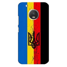 Украинские Чехлы для Motorola MOTO G5 Plus с картинкой УПА (AlphaPrint) (Флаг УПА)