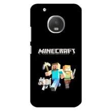 Чохол Майнкрафт на Motorola MOTO G5 (AlphaPrint) Minecraft (герої Minecraft)