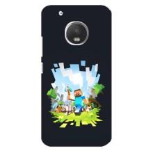 Чохол Майнкрафт на Motorola MOTO G5 (AlphaPrint) Minecraft (персонажі Minecraft)