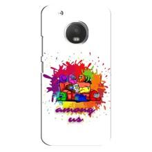 Чохли Амонг Ас для Motorola MOTO G5 (AlphaPrint) (Яскравий АмонгАс)