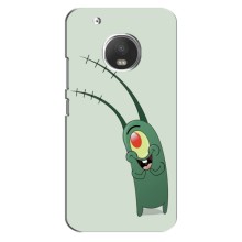 Чехол с картинкой "Одноглазый Планктон" на Motorola Moto G5 (Милый Планктон)