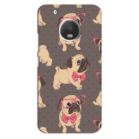 Чехол (ТПУ) Милые собачки для Motorola Moto G5 – Собачки Мопсики