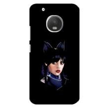 Чохли Венсдей на Motorola MOTO G5 Уенсдей (AlphaPrint) (серйозна Венздей)