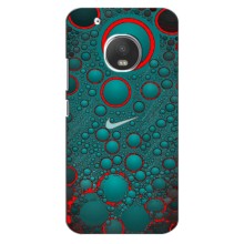 Силиконовый Чехол на Motorola MOTO G5 с картинкой Nike (Найк зеленый)