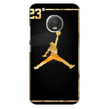 Силиконовый Чехол Nike Air Jordan на Мото Джи 5 (Джордан 23)