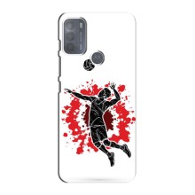 Чехлы с принтом Спортивная тематика для Motorola MOTO G50 – Волейболист