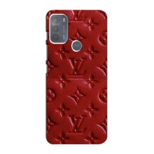 Текстурный Чехол Louis Vuitton для Мото джи 50 (Красный ЛВ)