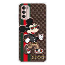 Чехлы Бренд GUCCI для Motorola MOTO G52 (Маус Гуччи)