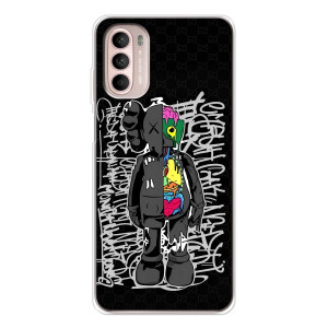 Чохли для Motorola MOTO G52 - Bearbrick Louis Vuitton (PREMIUMPrint)