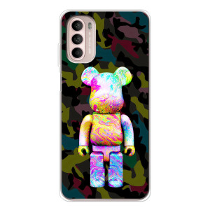Чохли для Motorola MOTO G52 - Bearbrick Louis Vuitton (PREMIUMPrint)