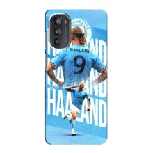 Чехлы с принтом для Motorola MOTO G52 Футболист – Erling Haaland
