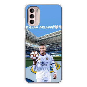 Чехол (TPU) с Футболистом на Motorola MOTO G52 – Mbappe Real