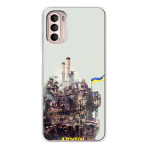 Чехлы на военную тематику для Motorola MOTO G52 – Азовсталь