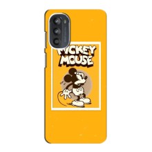 Чехлы с принтом Микки Маус на MOTO G52 (Испуганный Микки)
