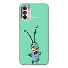 Чехол Губка Боб для Мото Джи 52 (Персонаж Планктон)