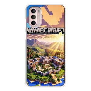 Чехол майнкрафт для Motorola MOTO G52 – MINECRAFT
