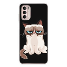 Чехол на тематику: Коты для Motorola MOTO G52 (Взгляд кота)