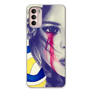 Чехол на Motorola MOTO G52 Украинский дизайн (Слезы Украины)