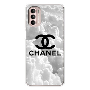 Чехол с Брендами одежды на Мото Г52 – CHANEL