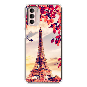 Чехол с Эйфелевой башней на Motorola MOTO G52 – Paris photo
