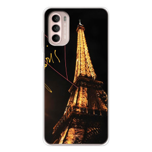 Чехол с Эйфелевой башней на Motorola MOTO G52 – Paris